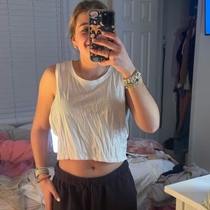 Aerie Cropped Halter Tank